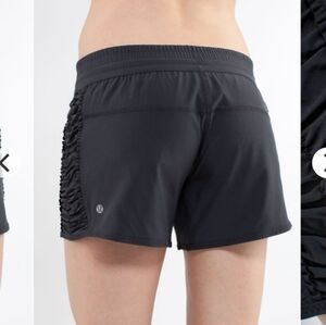Lululemon‎ Run around shorts 5",REVERSIBLE,Ruching on sides,8